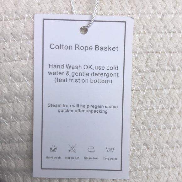 NWT Feng@ye cotton rope baskets, set of 2 - Picture 3 of 6